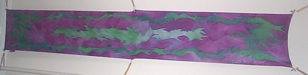 Purple/Green Swirls